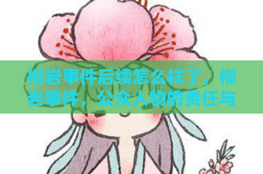 柳岩事件后续怎么样了，柳岩事件，公众人物的责任与道德边界