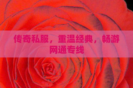 传奇私服，重温经典，畅游网通专线