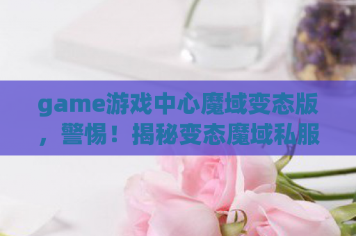 game游戏中心魔域变态版，警惕！揭秘变态魔域私服背后的风险与危害