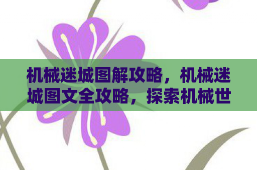 机械迷城图解攻略，机械迷城图文全攻略，探索机械世界的奥秘