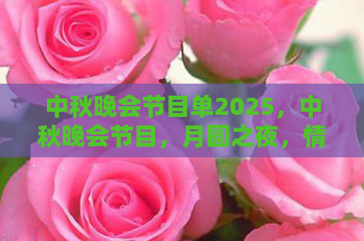 中秋晚会节目单2025，中秋晚会节目，月圆之夜，情满人间