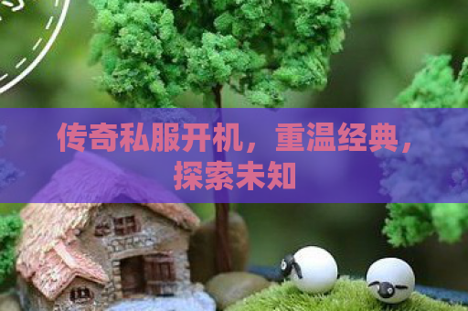 传奇私服开机，重温经典，探索未知