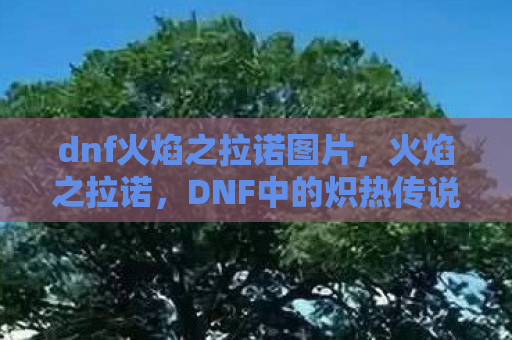 dnf火焰之拉诺图片，火焰之拉诺，DNF中的炽热传说