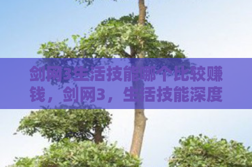 剑网3生活技能哪个比较赚钱，剑网3，生活技能深度解析