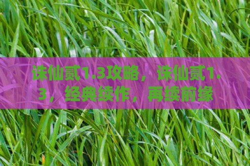 诛仙贰1.3攻略，诛仙贰1.3，经典续作，再续前缘