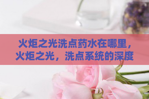 火炬之光洗点药水在哪里，火炬之光，洗点系统的深度解析