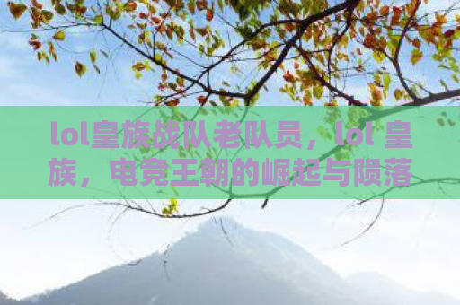 lol皇族战队老队员，lol 皇族，电竞王朝的崛起与陨落