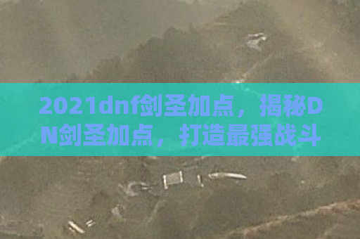 2021dnf剑圣加点，揭秘DN剑圣加点，打造最强战斗力的关键
