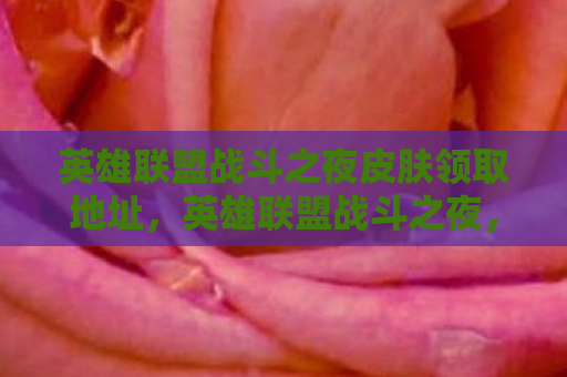 英雄联盟战斗之夜皮肤领取地址，英雄联盟战斗之夜，解锁你的专属皮肤