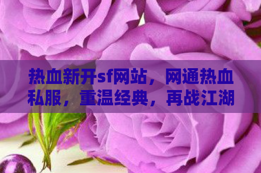 热血新开sf网站，网通热血私服，重温经典，再战江湖