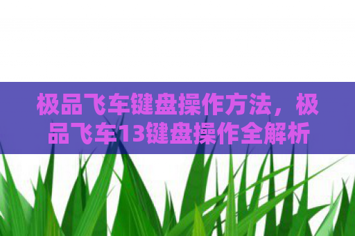 极品飞车键盘操作方法，极品飞车13键盘操作全解析