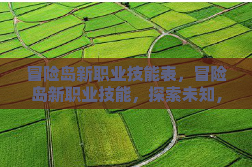 冒险岛新职业技能表，冒险岛新职业技能，探索未知，挑战极限
