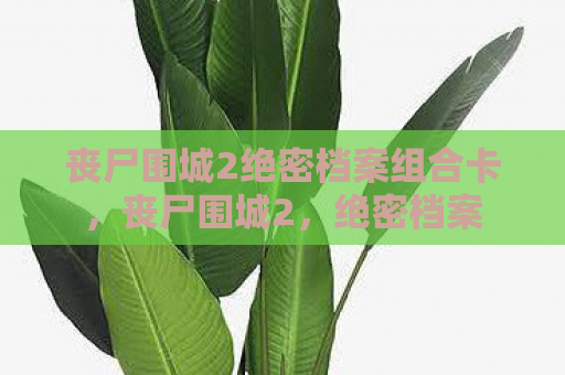 丧尸围城2绝密档案组合卡，丧尸围城2，绝密档案