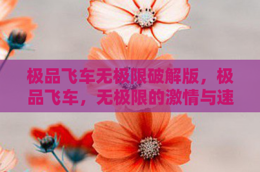 极品飞车无极限破解版，极品飞车，无极限的激情与速度