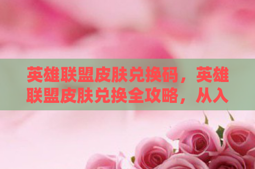 英雄联盟皮肤兑换码，英雄联盟皮肤兑换全攻略，从入门到精通