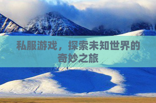 私服游戏，探索未知世界的奇妙之旅
