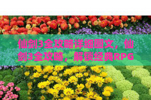 仙剑3全攻略详细图文，仙剑3全攻略，解锁经典RPG的每一个细节