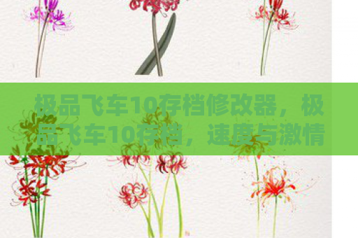 极品飞车10存档修改器，极品飞车10存档，速度与激情的延续