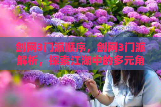 剑网3门派顺序，剑网3门派解析，探索江湖中的多元角色