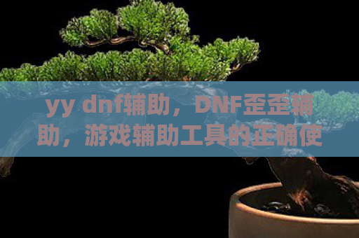 yy dnf辅助，DNF歪歪辅助，游戏辅助工具的正确使用与风险分析